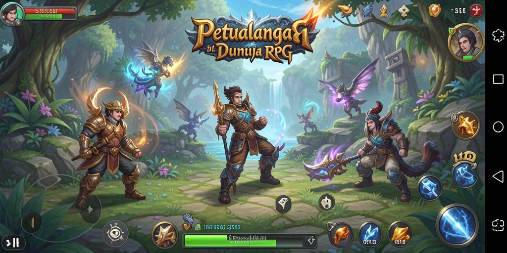 Tangkapan layar menarik dari gameplay RPG 333I.