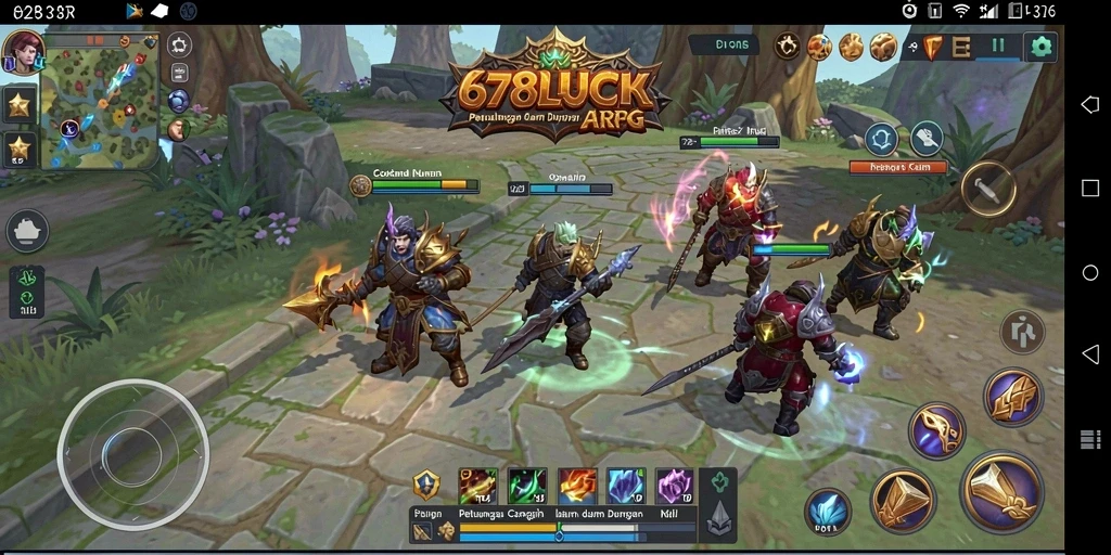 Tampilan gameplay memukau dalam petualangan ARPG.