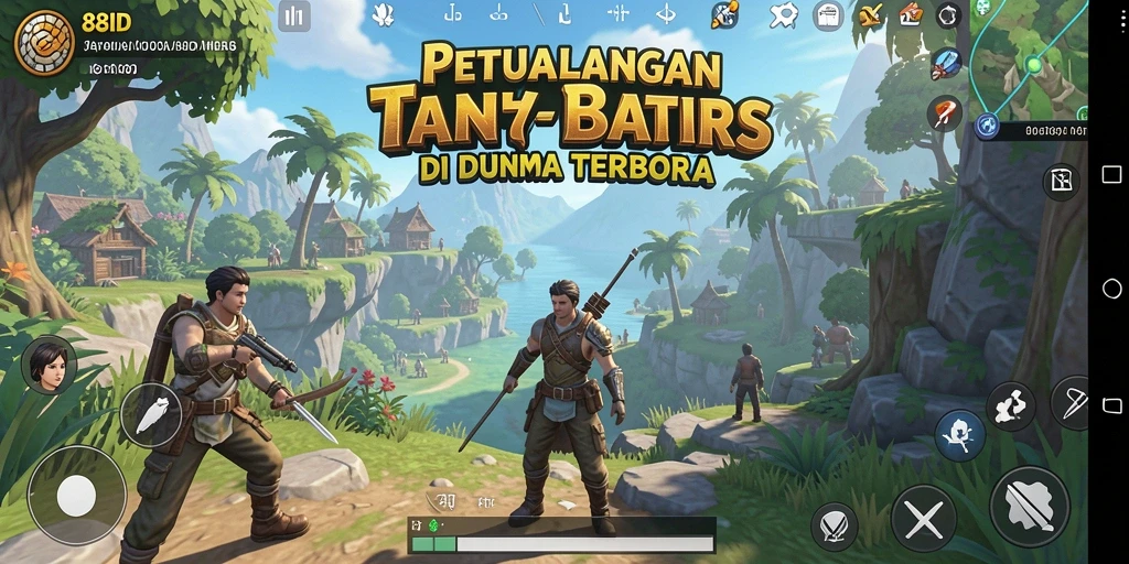 Tangkapan layar gameplay 88ID yang menampilkan dunia terbuka yang menakjubkan.