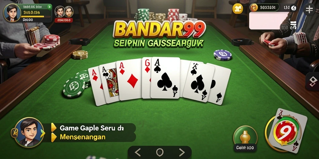 Tampilan gameplay seru dan interaktif dalam BANDAR99.