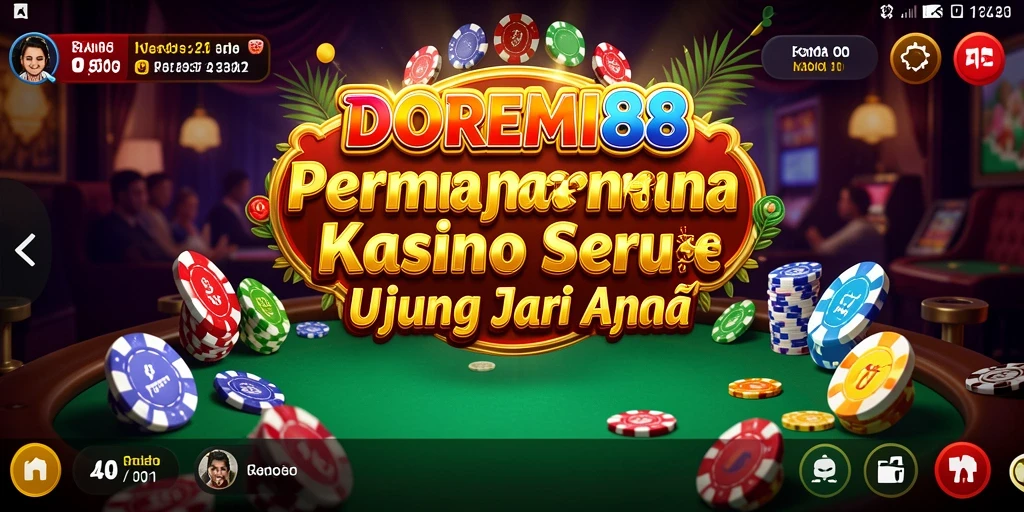 Screenshot DOREMI88 menampilkan pengalaman bermain Kasino yang seru.