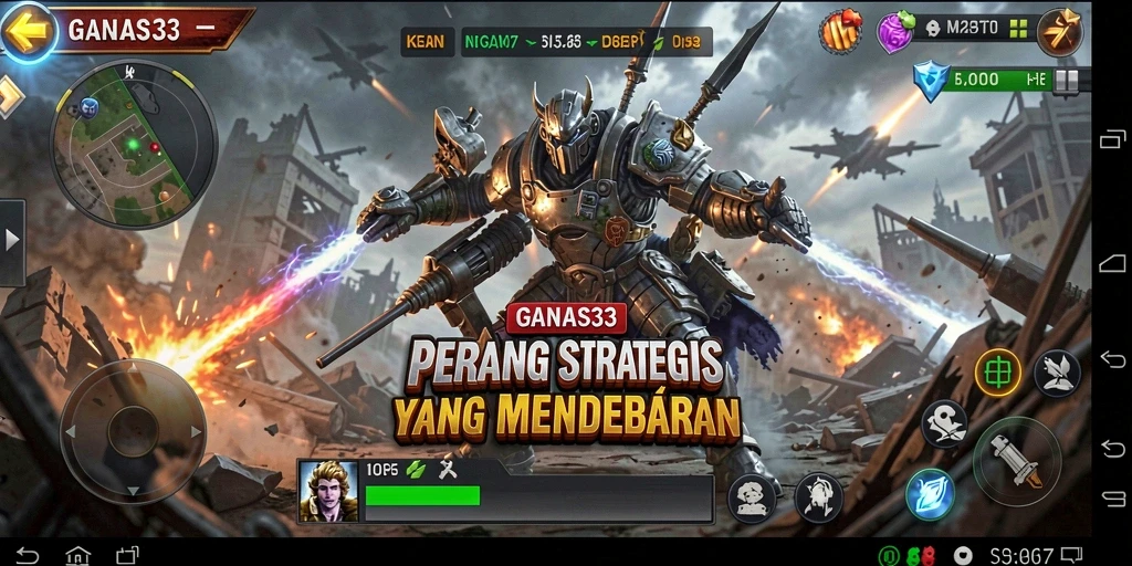 Gameplay seru dalam GANAS33 dengan berbagai strategi menantang.