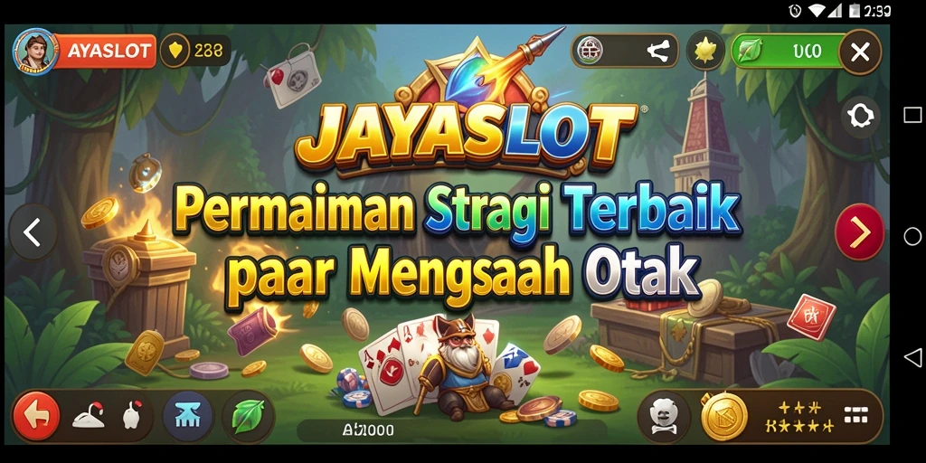 Tampilan gameplay JAYASLOT yang penuh strategi dan tantangan.
