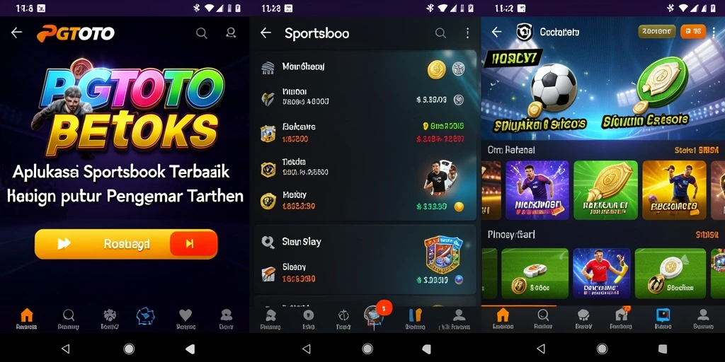 Tampilan gameplay menarik dari aplikasi PGTOTO untuk taruhan olahraga.
