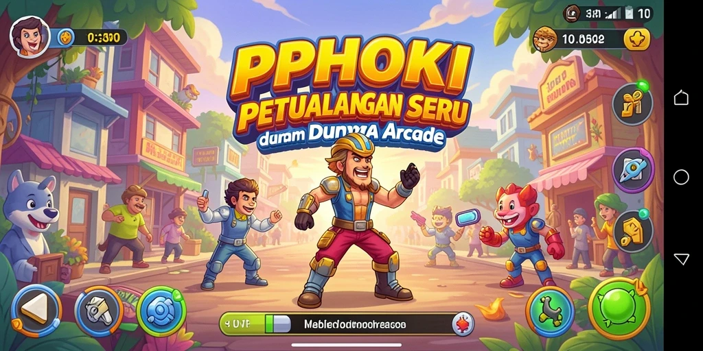 Tampilan gameplay seru dan penuh aksi di PPHOKI.
