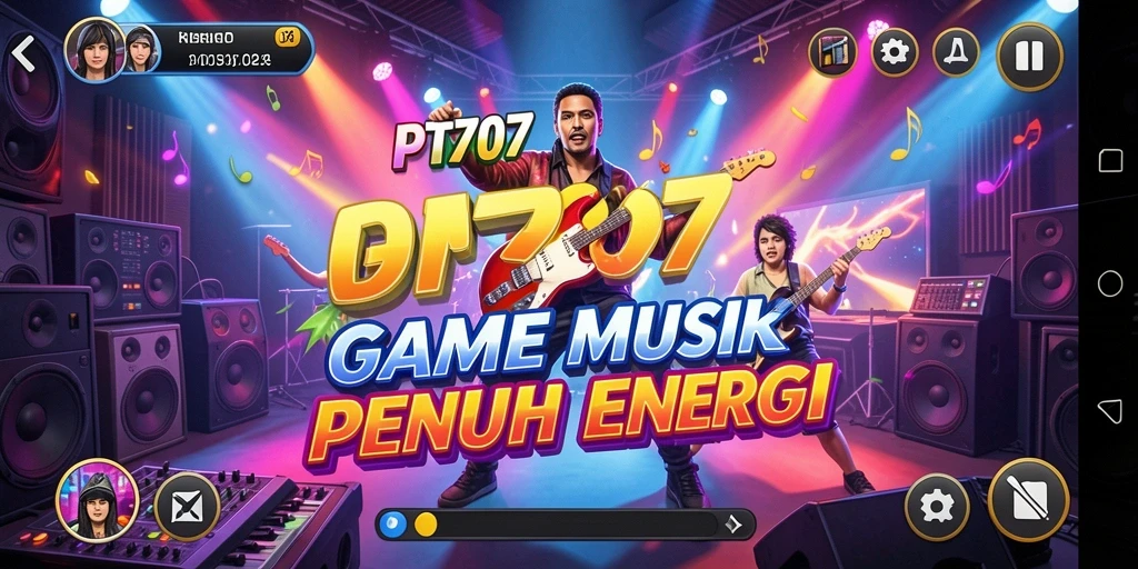 Tampilan gameplay PT707 yang dinamis dan menarik.