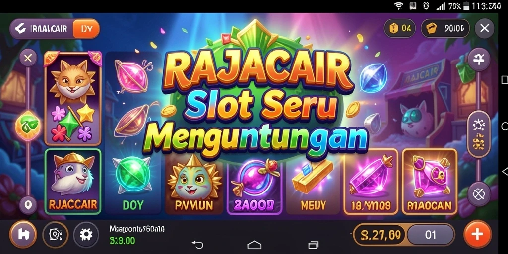 Tampilan gameplay RAJACAIR yang menegangkan dan penuh warna.