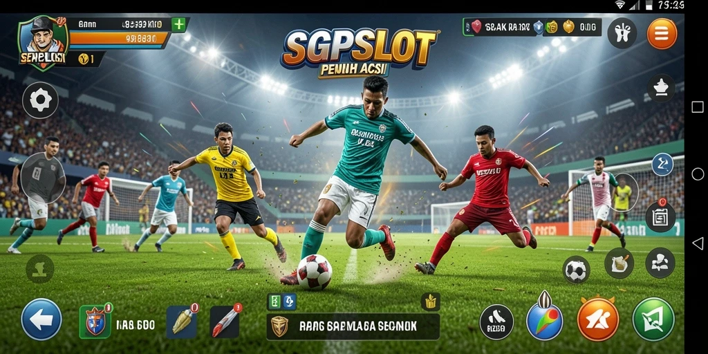 Tampilkan gameplay menarik dari SGPSLOT yang penuh aksi sepak bola.