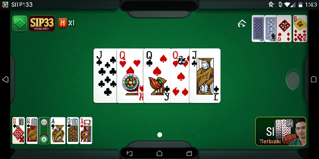 Tampilan gameplay seru SIP33 dengan berbagai mode Domino.