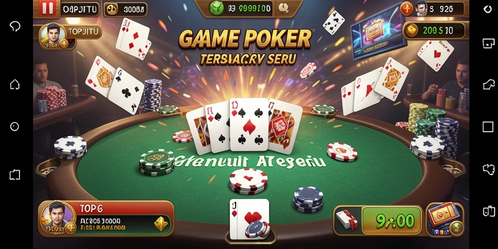 Gameplay seru dari TOPJITU dengan antarmuka yang menarik.
