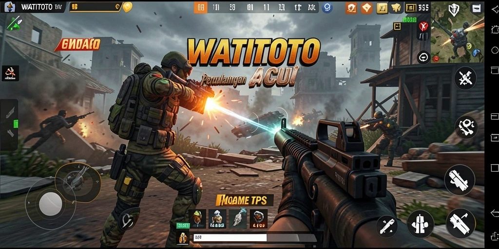 Gameplay seru dengan aksi mendebarkan di WATITOTO.